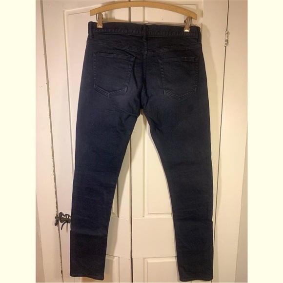 COPY - New John Elliott Jeans Men 31x33 Slim Fit Black 3-D selvedge Denim Made … - Picture 12 of 16